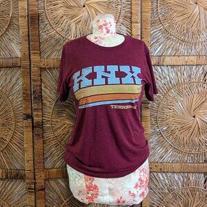 Canvas Knoxville TN Maroon fitted t-shirt Womens M - GUC